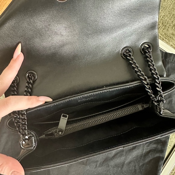 Saint Laurent Calfskin Y Quilted Monogram Small Loulou Chain Bag - Picture 7 of 8